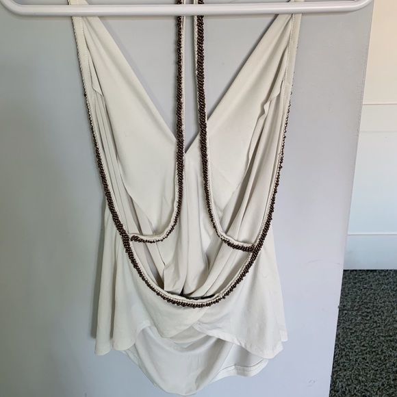 Fancy White Top with Open Back - Picture 2 of 5